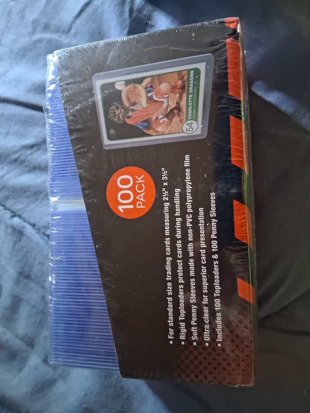 100-Pack Ultra Pro Card Sleeves Toploaders And Penny SLEEVES for Trading Cards
